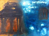 mixed media painting 